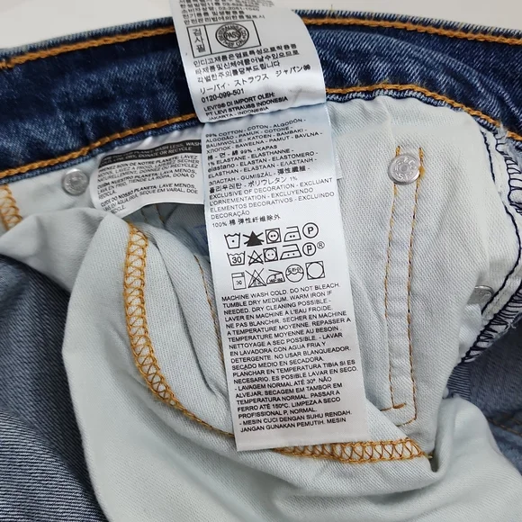 LEVI'S 511 / 505 BLUE JEANS 38X30, SLIM FIT LEVI’S FLEX